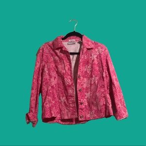 Floral summer jacket